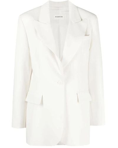 P.A.R.O.S.H. Jackets > blazers - Blanc