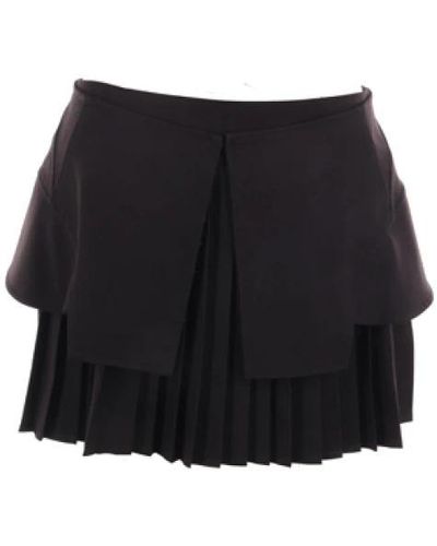 ANDREA ADAMO Short Skirts - Black