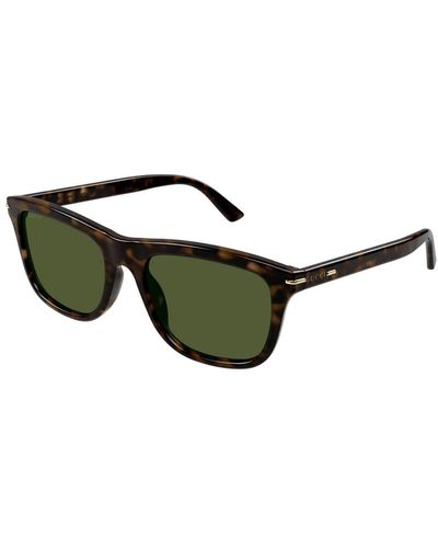 Gucci GG1444S Linea Lettering Sunglasses - Green
