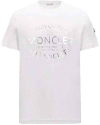Moncler Tops > t-shirts - Blanc