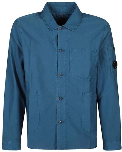 C.P. Company Arbeitskleidung hemd,ottoman workwear hemd - Blau