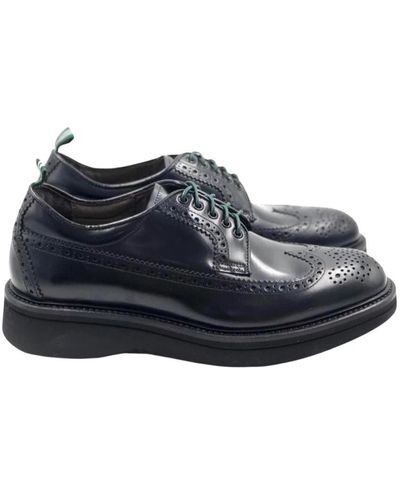 Green George Business Shoes - Blue