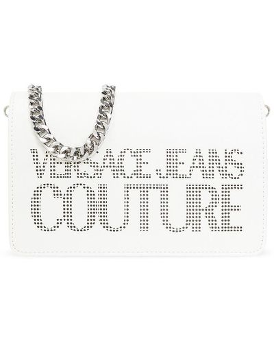 Versace Shoulder Bag With Logo - Weiß
