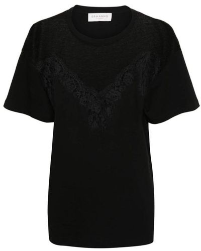 Ermanno Scervino T-Shirts - Black