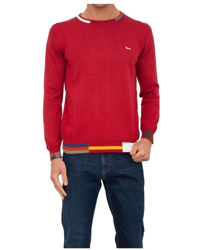 Harmont & Blaine Round-Neck Knitwear - Red