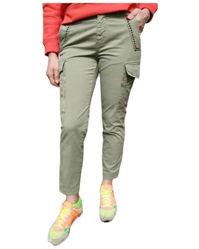 Mason's Trousers > slim-fit trousers - Vert