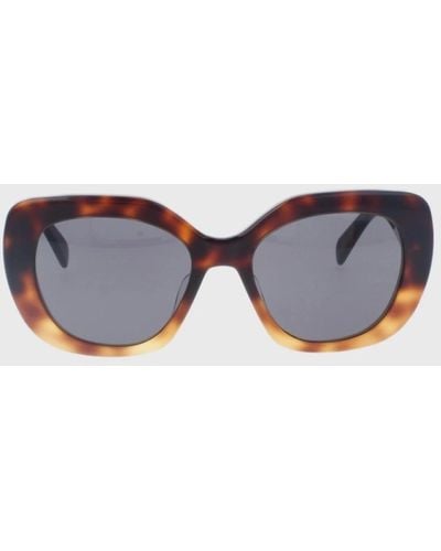 Celine Stilvolle sonnenbrille schwarzer rahmen - Braun