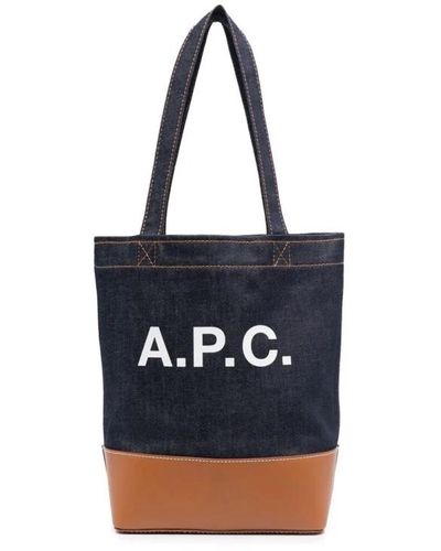 A.P.C. Shoulder bags - Blu