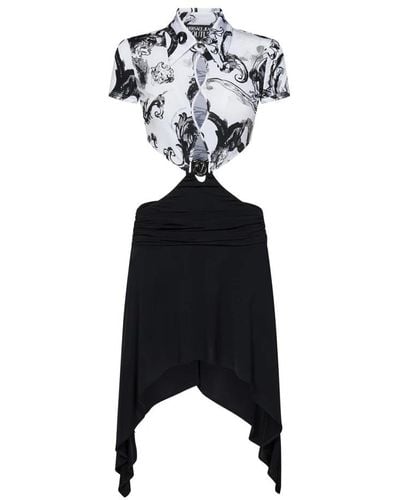 Versace Shirt Dresses - Black