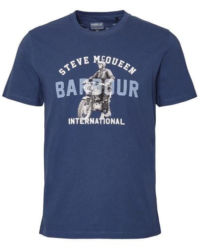 Barbour T-Shirts - Blue