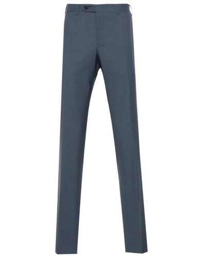 Canali Trousers > suit trousers - Bleu