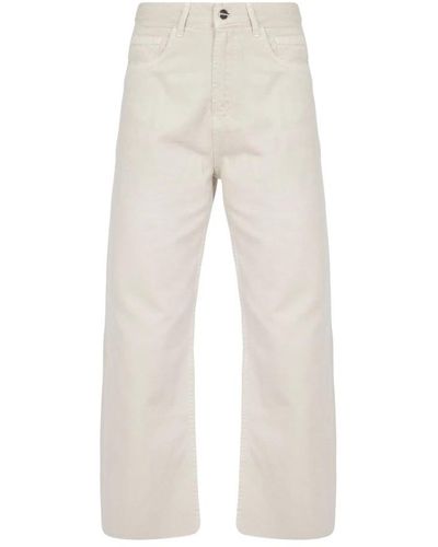 hinnominate Straight Trousers - Natural