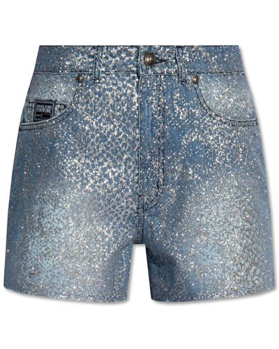 Versace Jeans Couture Denim shorts - Blu