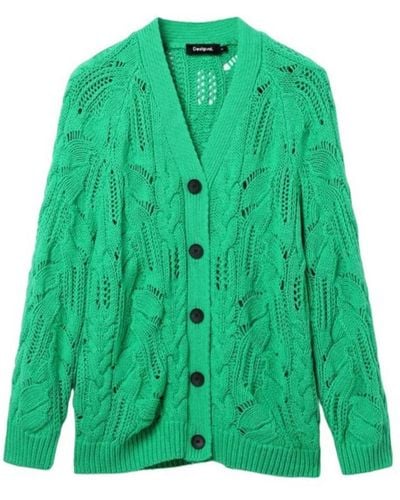 Desigual Cardigan e giacche maglia - Verde