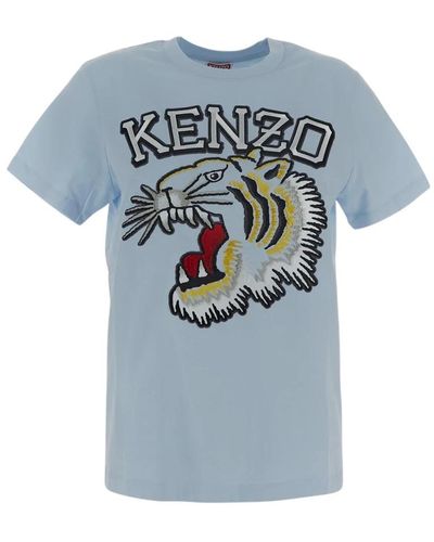 KENZO Baumwoll t-shirt - Blau