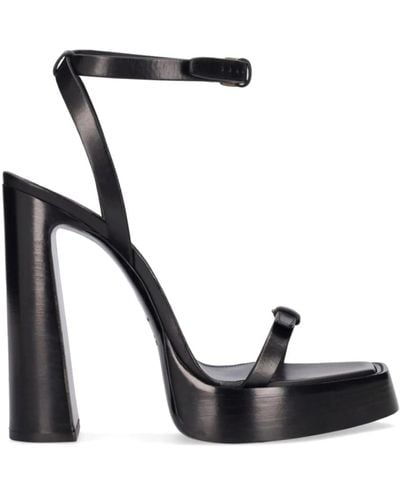 Saint Laurent Stilvolle sandalen für den sommer - Schwarz