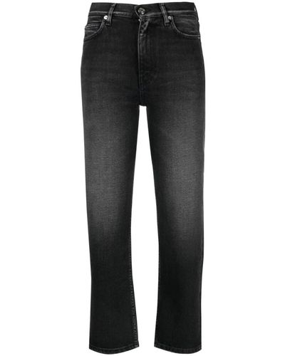 IRO Schwarze straight jeans casual stil