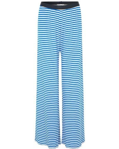 Mads Nørgaard Wide Trousers - Blue