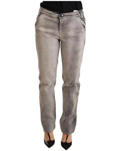 Ermanno Scervino Slim-fit trousers - Grau