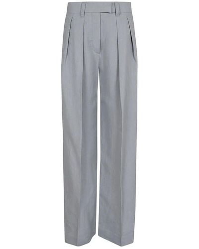 Brunello Cucinelli Wide Trousers - Grey