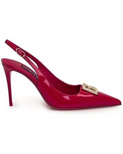 Dolce & Gabbana Slingback high heels - Rot