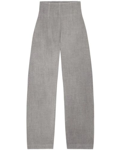 Cortana Trousers > straight trousers - Gris