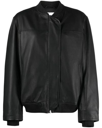 REMAIN Birger Christensen Leather Jackets - Black