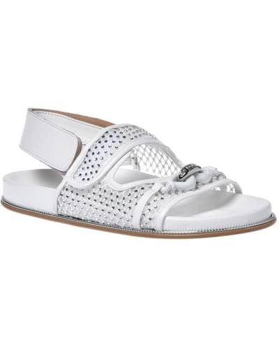Baldinini Shoes > sandals > flat sandals - Blanc