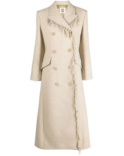 By Malene Birger Double-Breasted Coats - Natural