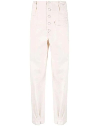 Isabel Marant Slim-Fit Trousers - Pink