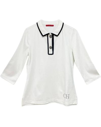 Carolina Herrera Polo Shirts - White