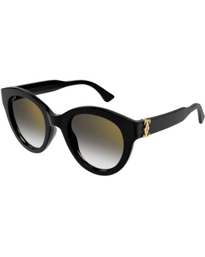 Cartier Stylische sonnenbrille ct0436s - Schwarz