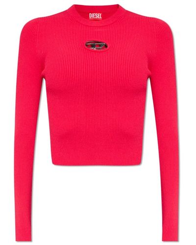 DIESEL Sweatshirts - Red