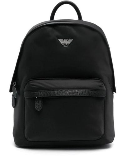 Emporio Armani Backpacks - Black