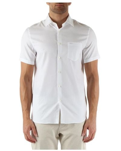 Lacoste Short Sleeve Shirts - White