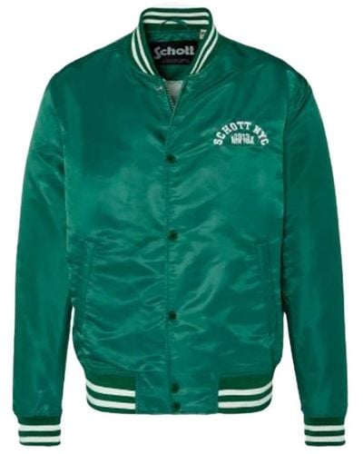 Schott Nyc Rain giacche - Verde