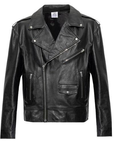 Vetements Leather jackets - Schwarz