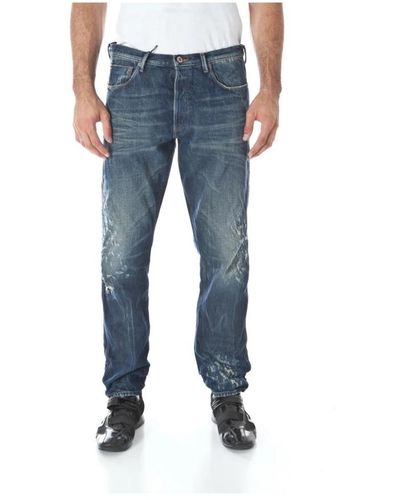 Armani Jeans Jeans larges - Bleu