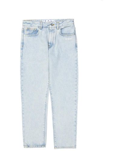 Off-White c/o Virgil Abloh Jeans larges - Bleu