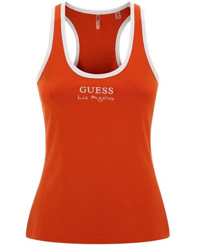 Guess Sleeveless tops - Naranja