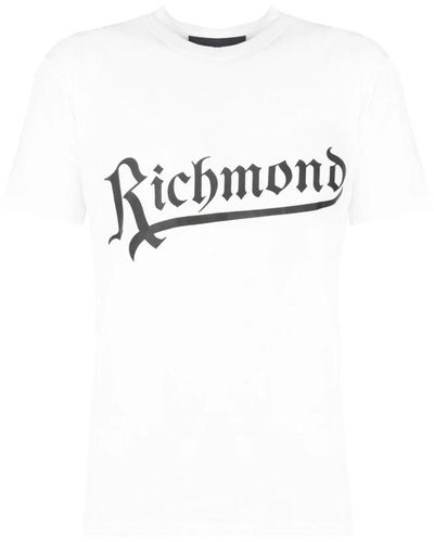 John Richmond Tops > t-shirts - Blanc