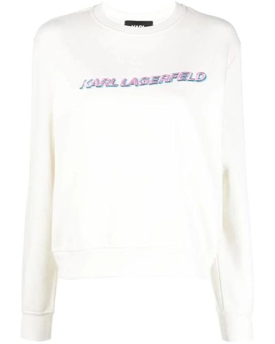 Karl Lagerfeld Sweatshirts - White