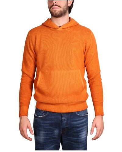 Altea Maglione in lana arancione lavato