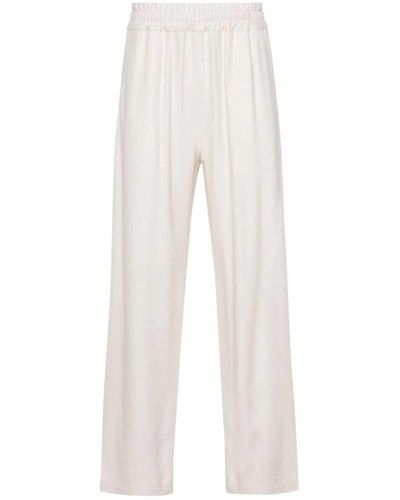 Gcds Wide trousers - Weiß