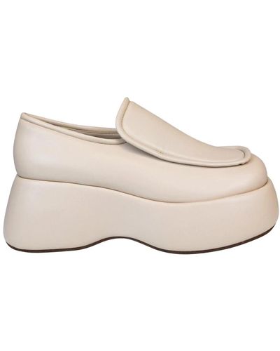 THEMOIRÈ Loafers - White