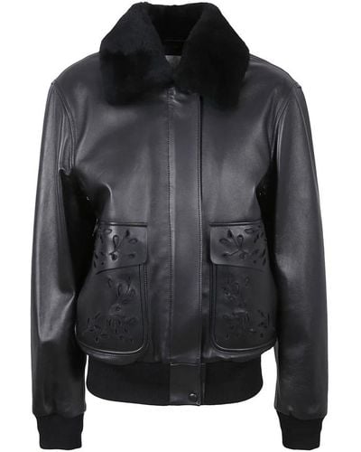 Chloé Leather Jackets - Black