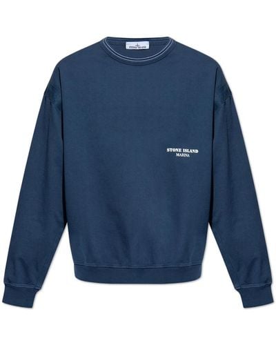 Stone Island Marina kollektion sweatshirt - Blau