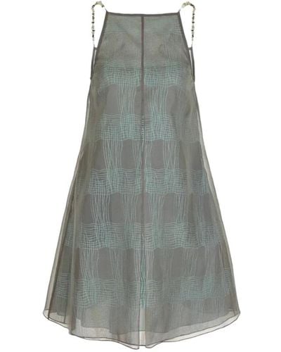 Emporio Armani Short Dresses - Grey