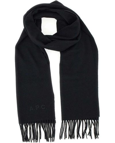 A.P.C. Winter Scarves - Black