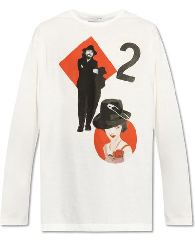 Y-3 Tops > long sleeve tops - Blanc